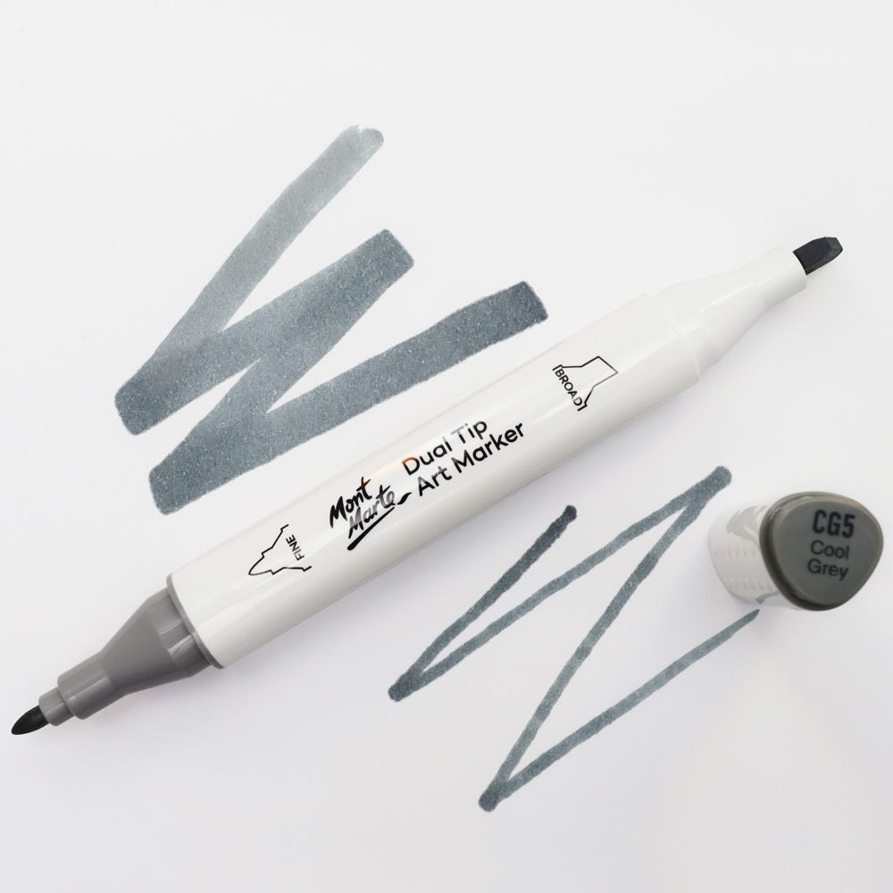 MM Dual Tip Art Marker - Gool Grey CG5