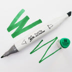სახატავი სკეჩ მარკერი (ალკოჰოლის) MM Dual Tip Art Marker - Emerald Green 55