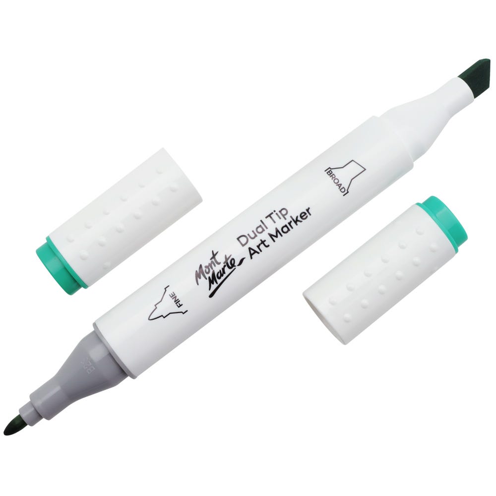 სახატავი სკეჩ მარკერი (ალკოჰოლის) MM Dual Tip Art Marker - Emerald Green 55