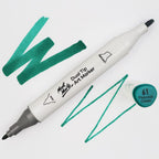 MM Dual Tip Art Marker - Peacock Green 61