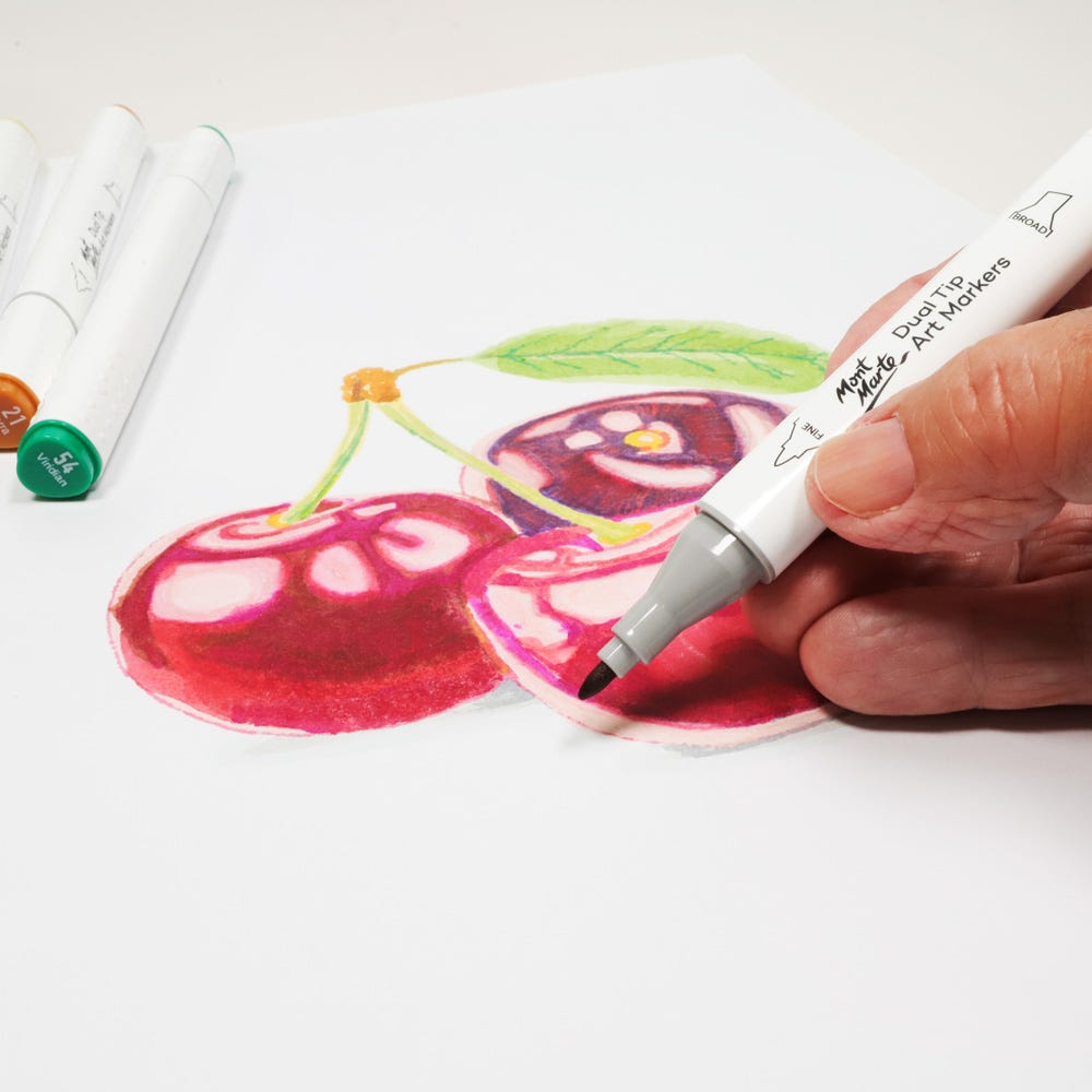MM Dual Tip Art Marker - Sky Blue 76