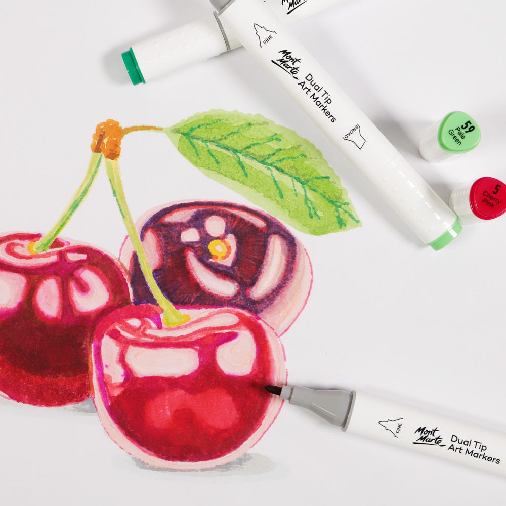 MM Dual Tip Art Marker - Vivid Green 46