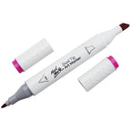 სახატავი სკეჩ მარკერი (ალკოჰოლის) MM Dual Tip Art Marker - Vivid Reddish Purple 86
