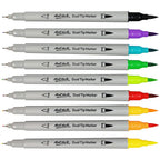 ფუნჯი/კალმები 48  ფერი ნაკრები MM Dual Tip Brush/Fineliners 48pc
