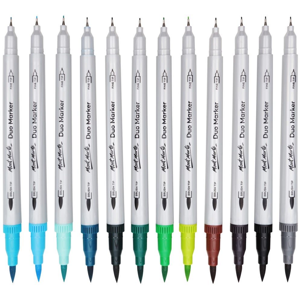 MM Adult Colouring Duo Markers 24pc