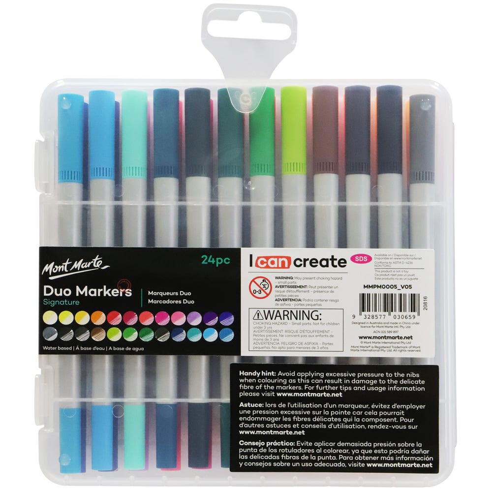MM Adult Colouring Duo Markers 24pc