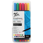 ფერადი ფაინლაინერები 12 ცალი MM Fineliner Soft Grip 12pc