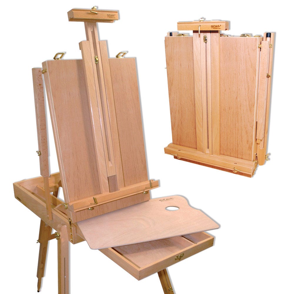 ფრანგული ყუთი მოლბერტი (დიდი) MM French Box Easel Extra Large Beech