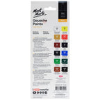 გუაშის საღებავები ნაკრები 12 ფერი Gouache 12pc x 12ml