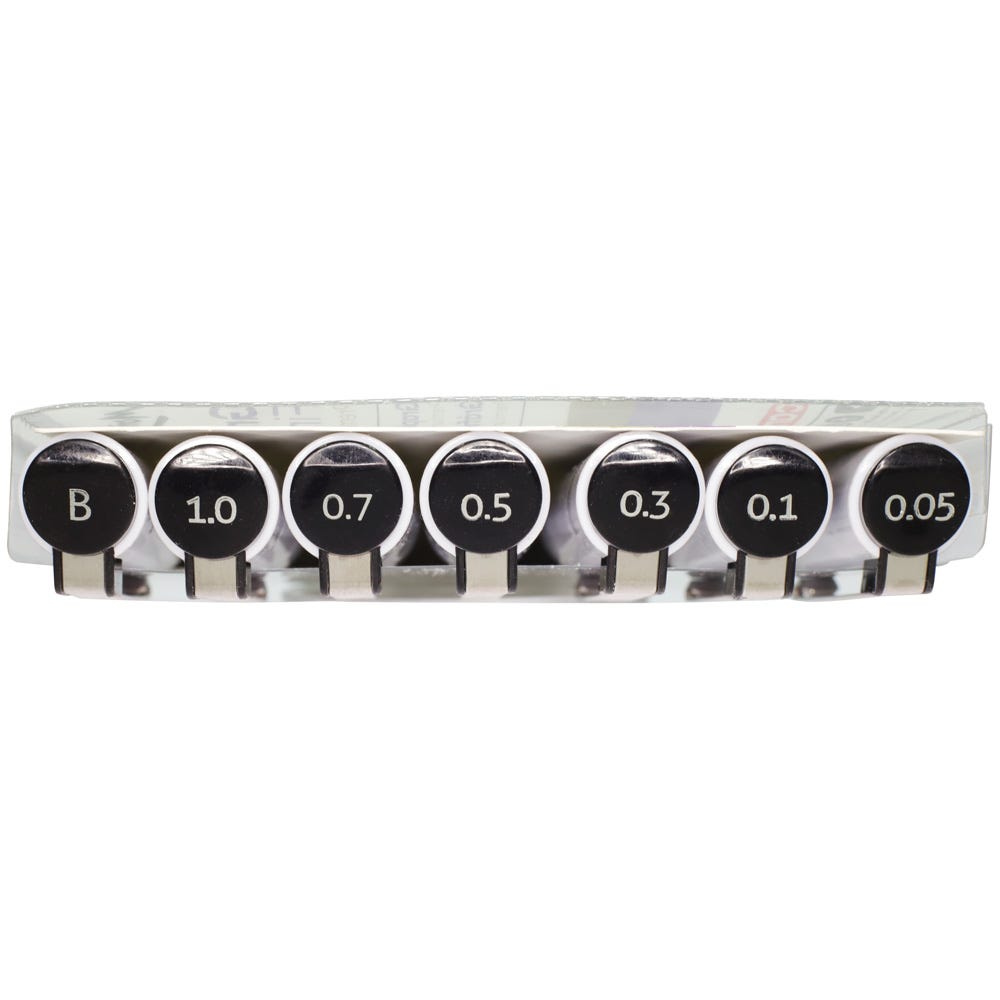 გრაფიკის ფაინლაინერები Graphic Fineliners Set 7pc