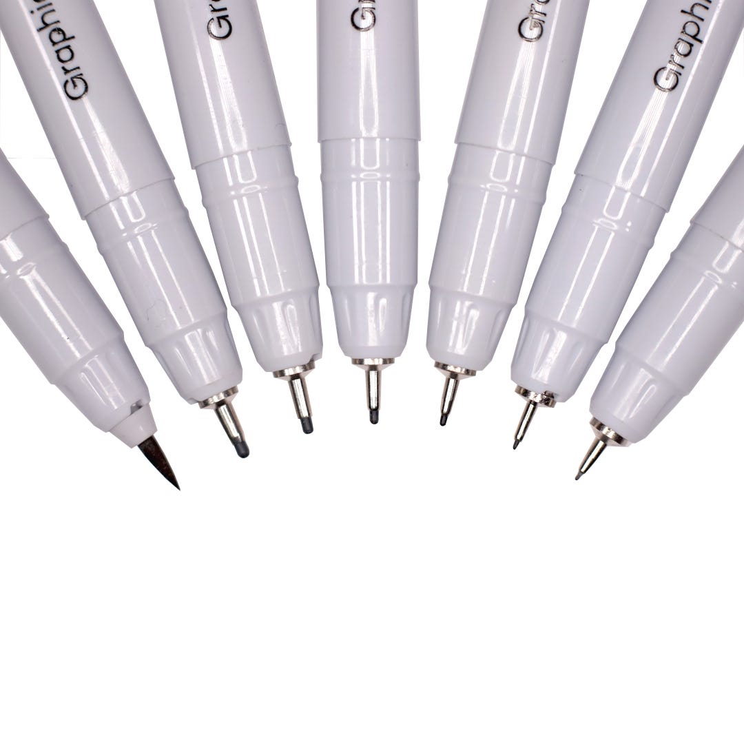 გრაფიკის ფაინლაინერები Graphic Fineliners Set 7pc