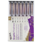 გრაფიკის ფაინლაინერები Graphic Fineliners Set 7pc