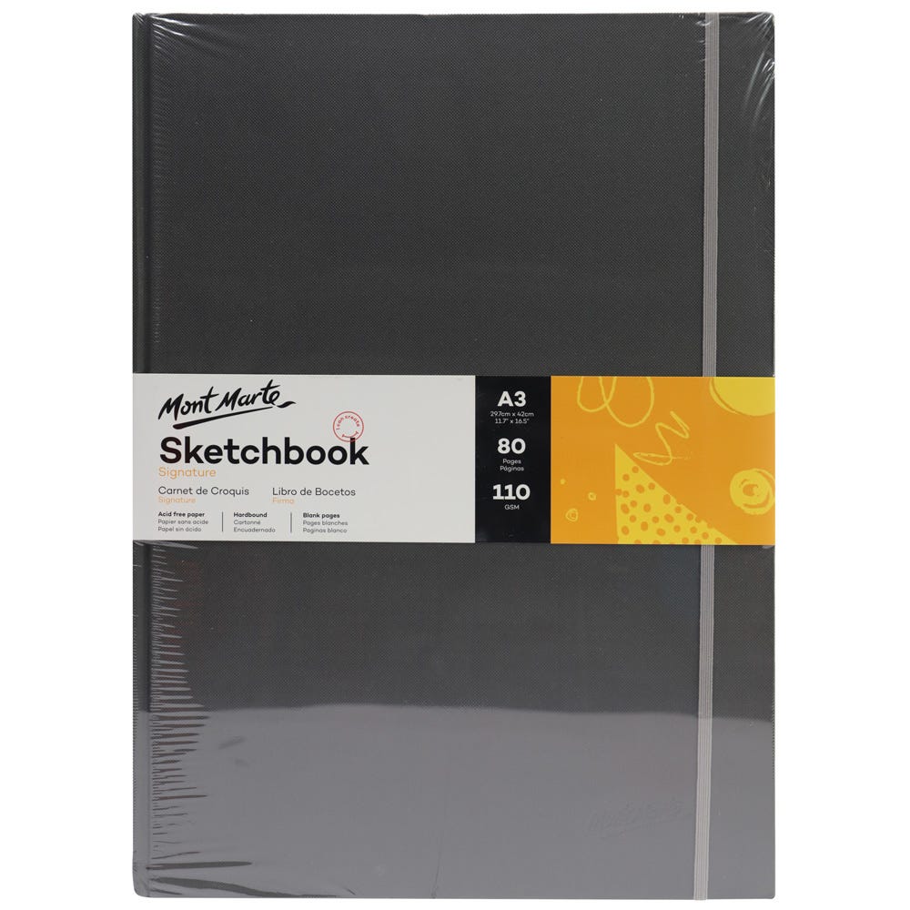 MM Hardbound Sketch Book 110gsm A3