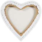 გულის ფორმის ტილო დაგრუნტული ქვეჩარჩოზე MM Canvas Heart Shaped 30x30cm