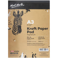 კრაფტის ფურცლები (პადი) MM Kraft Paper Pad A3 50 Sheets