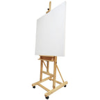 MM Large Studio Easel w/castors Beech Wood
