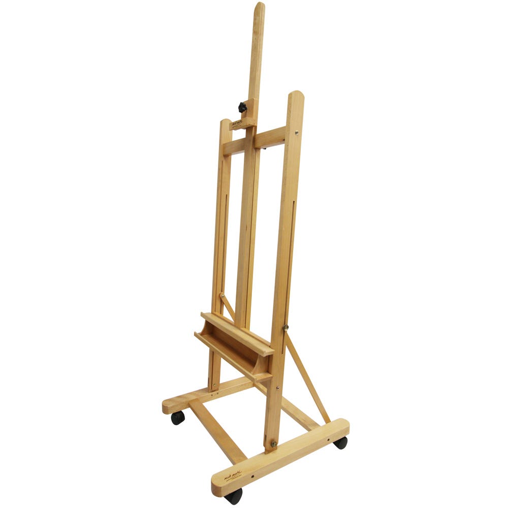 დიდი სტუდიო მოლბერტი MM Large Studio Easel w/castors Beech Wood