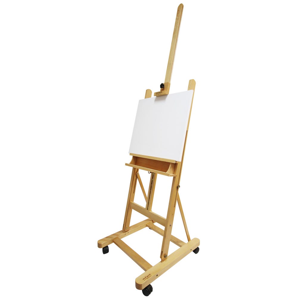 დიდი სტუდიო მოლბერტი MM Large Studio Easel w/castors Beech Wood