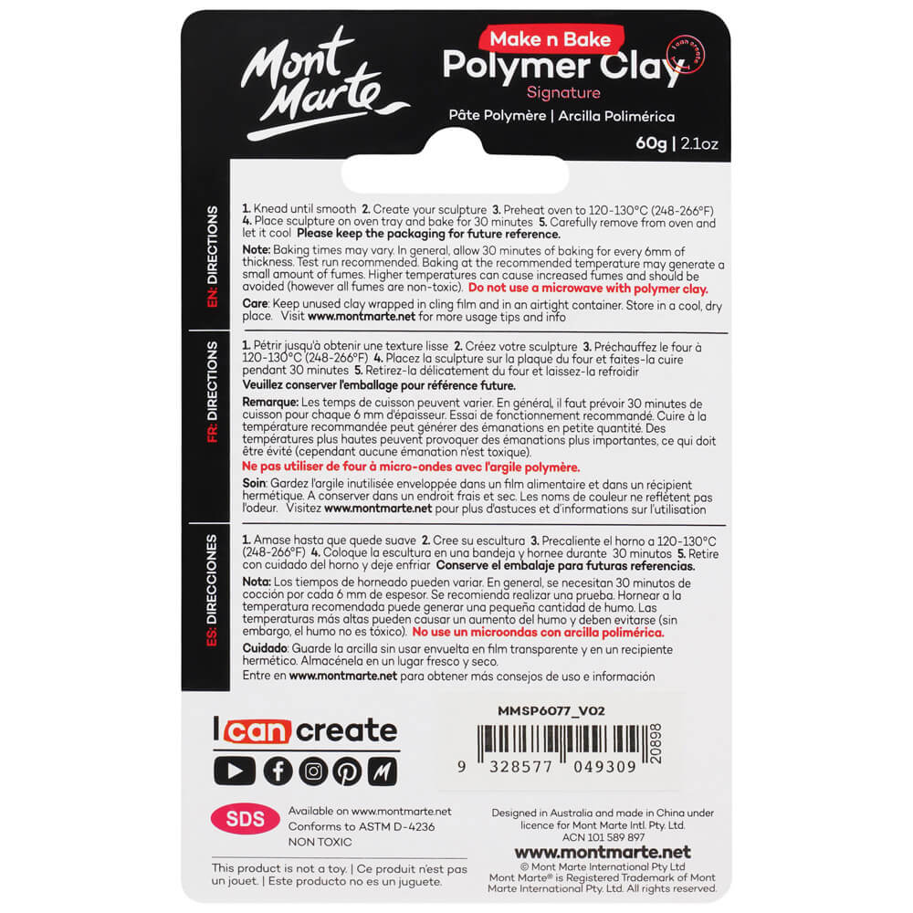 MM Make n Bake Polymer Clay 60g - Pastel Green