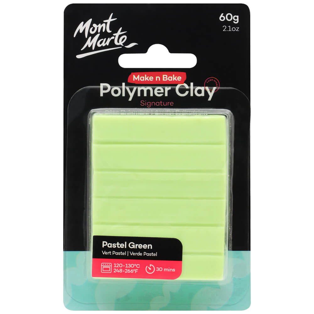 პოლიმერული თიხა (გამოსაწვავი) Make n Bake Polymer Clay 60g - Pastel Green