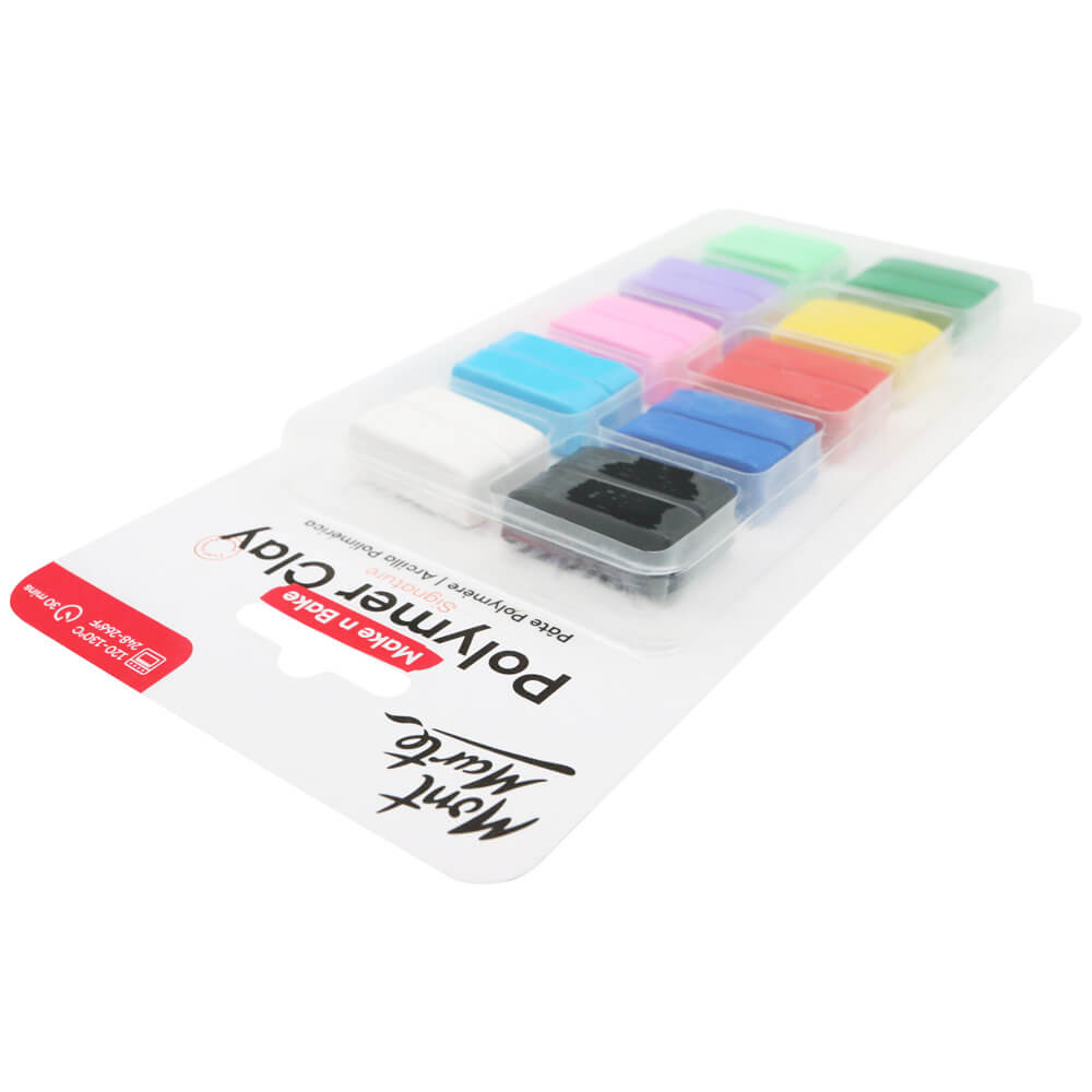 პოლიმერული თიხების ნაკრები  Make n Bake Polymer Clay 10pc