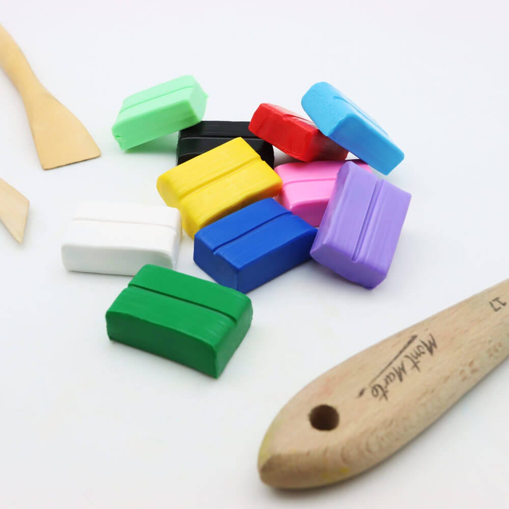 პოლიმერული თიხების ნაკრები  Make n Bake Polymer Clay 10pc