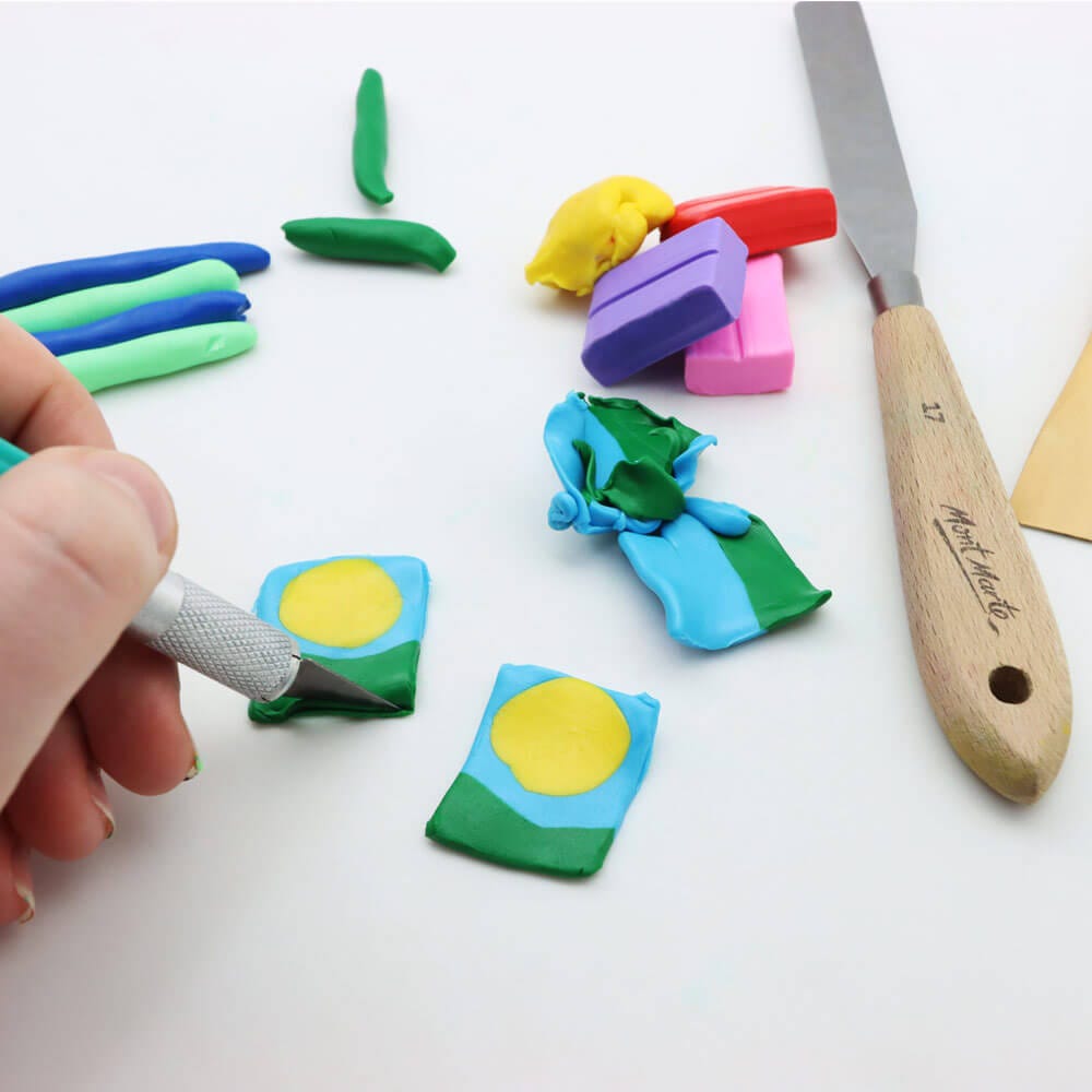 პოლიმერული თიხების ნაკრები  Make n Bake Polymer Clay 10pc