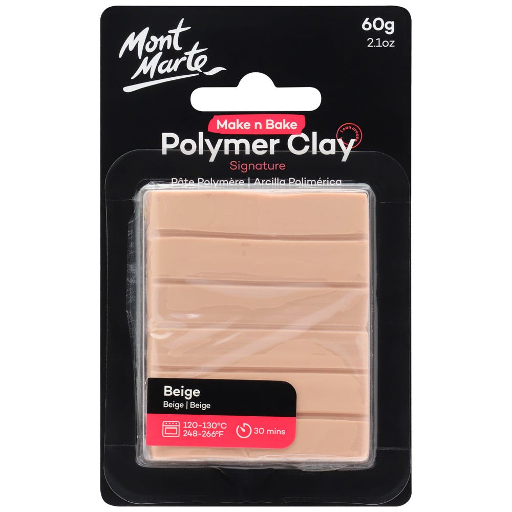 პოლიმერული თიხა Make n Bake Polymer Clay 60g - Beige