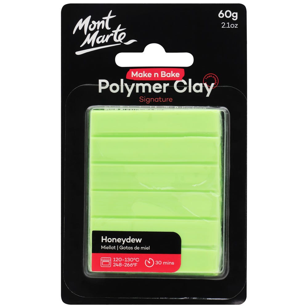 პოლიმერული თიხა (გამოსაწვავი) Make n Bake Polymer Clay 60g - Honeydew