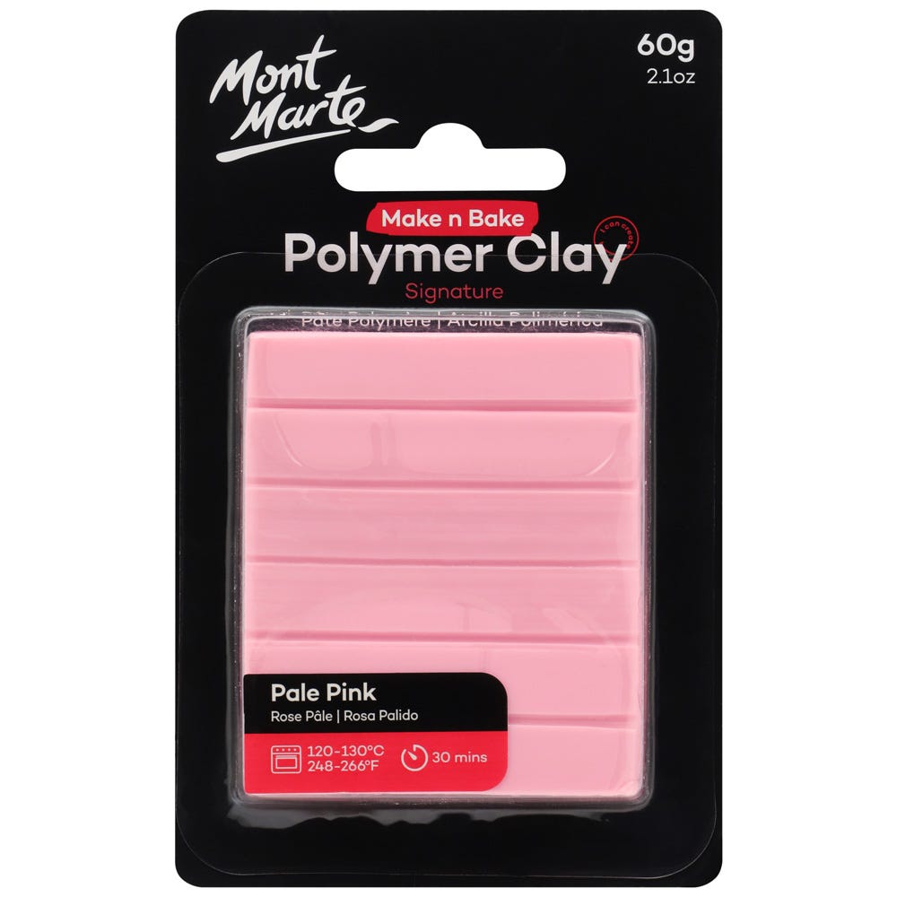 პოლიმერული თიხა (გამოსაწვავი) Make n Bake Polymer Clay 60g - Pale Pink