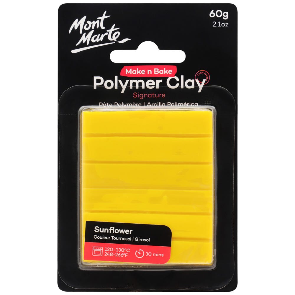 პოლიმერული თიხა Make n Bake Polymer Clay 60g - Sunflower
