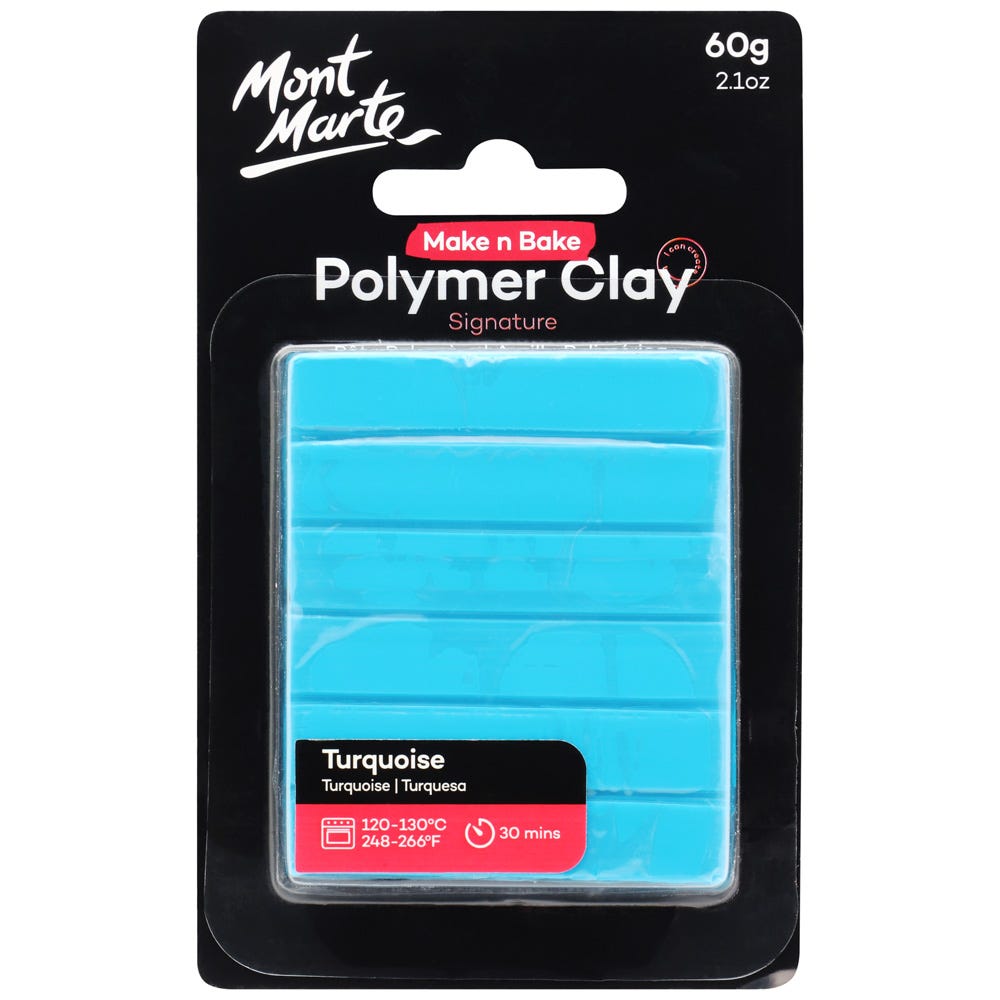 პოლიმერული თიხა (გამოსაწვავი) Make n Bake Polymer Clay 60g - Turquoise