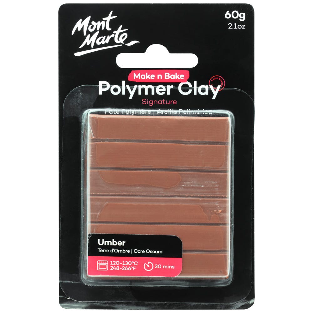 პოლიმერული თიხა Make n Bake Polymer Clay 60g - Umber
