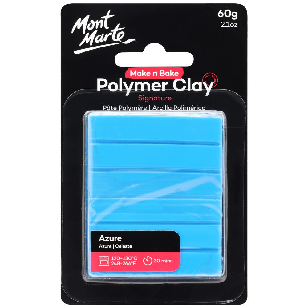 პოლიმერული თიხა (გამოსაწვავი)Make n Bake Polymer Clay 60g - Azure