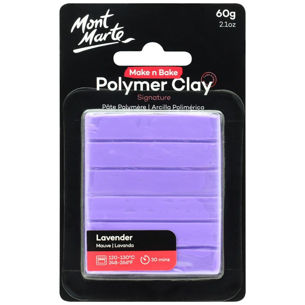 პოლიმერული თიხა (გამოსაწვავი) Make n Bake Polymer Clay 60g - Lavender