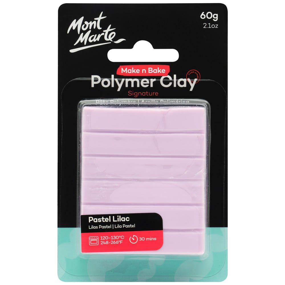 პოლიმერული თიხა (გამოსაწვავი) Make n Bake Polymer Clay 60g - Pastel Lilac