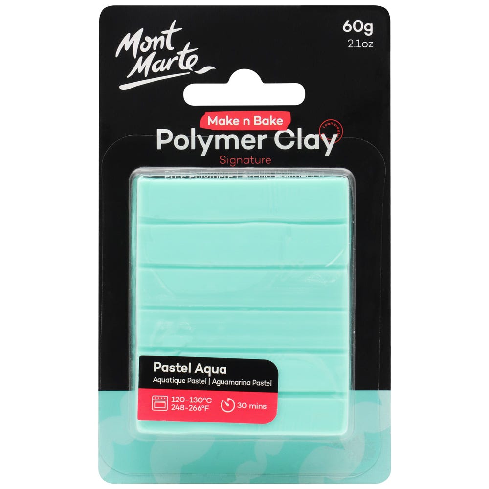 პოლიმერული თიხა (გამოსაწვავი) Make n Bake Polymer Clay 60g - Pastel Aqua