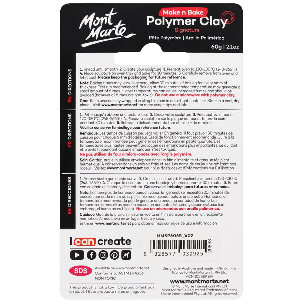 პოლიმერული თიხა Make n Bake Polymer Clay 60g - Rose Gold