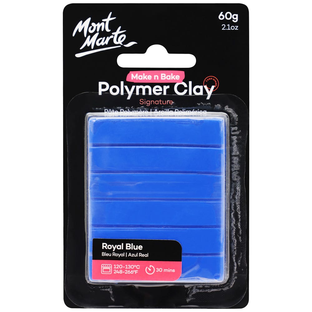 პოლიმერული თიხა Make n Bake Polymer Clay 60g - Royal Blue
