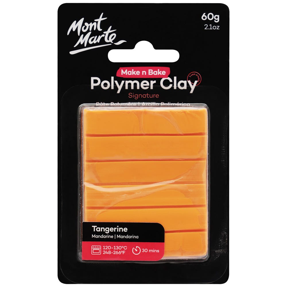 პოლიმერული თიხა (გამოსაწვავი) Make n Bake Polymer Clay 60g - Tangerine