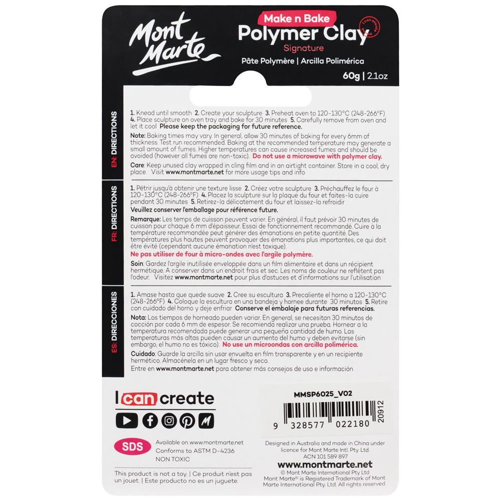 MM Make n Bake Polymer Clay 60g - Teal