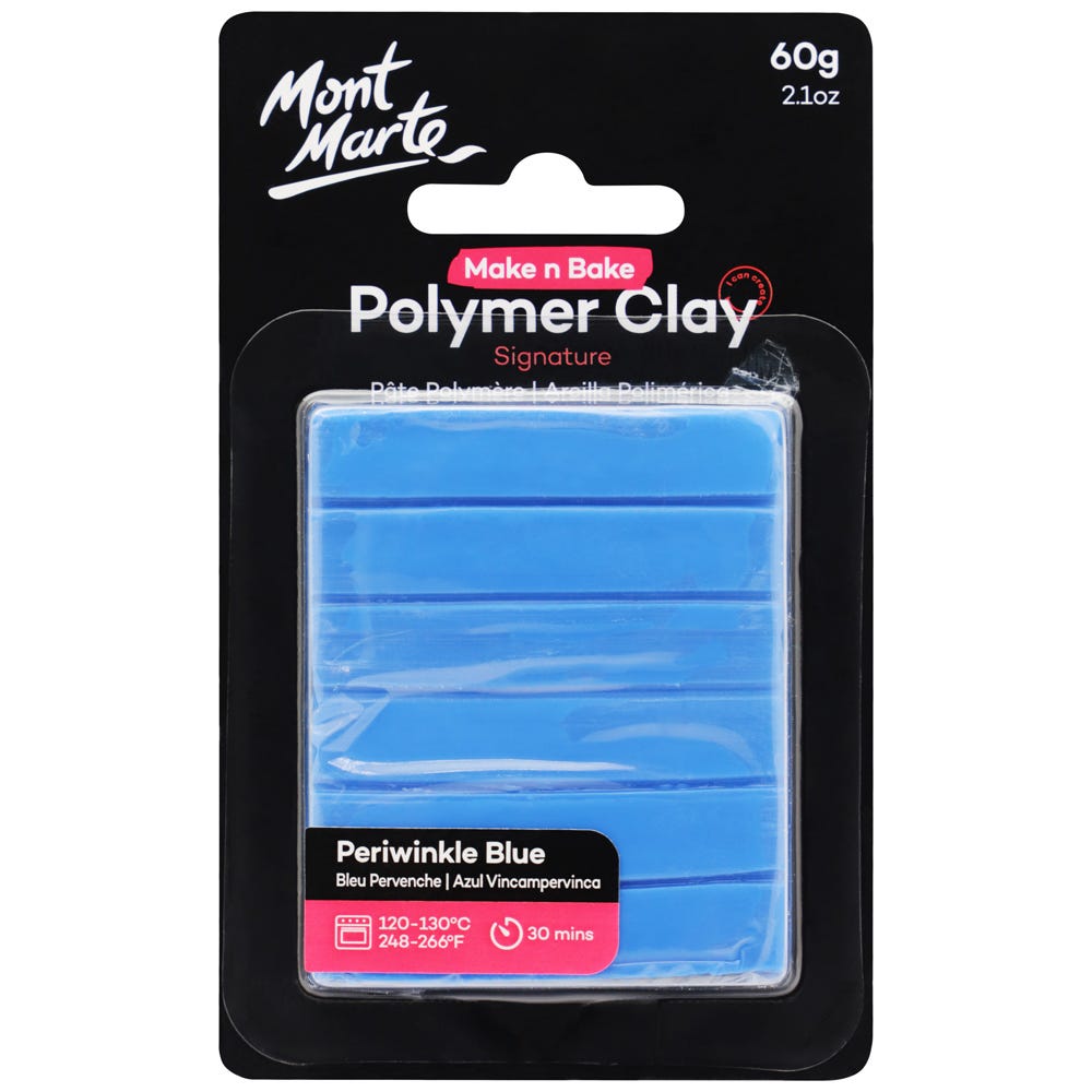 პოლიმერული თიხა Make n Bake Polymer Clay 60g - Periwinkle Blue
