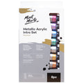 MM Metallic Acrylic Intro Set 8pc x 18ml