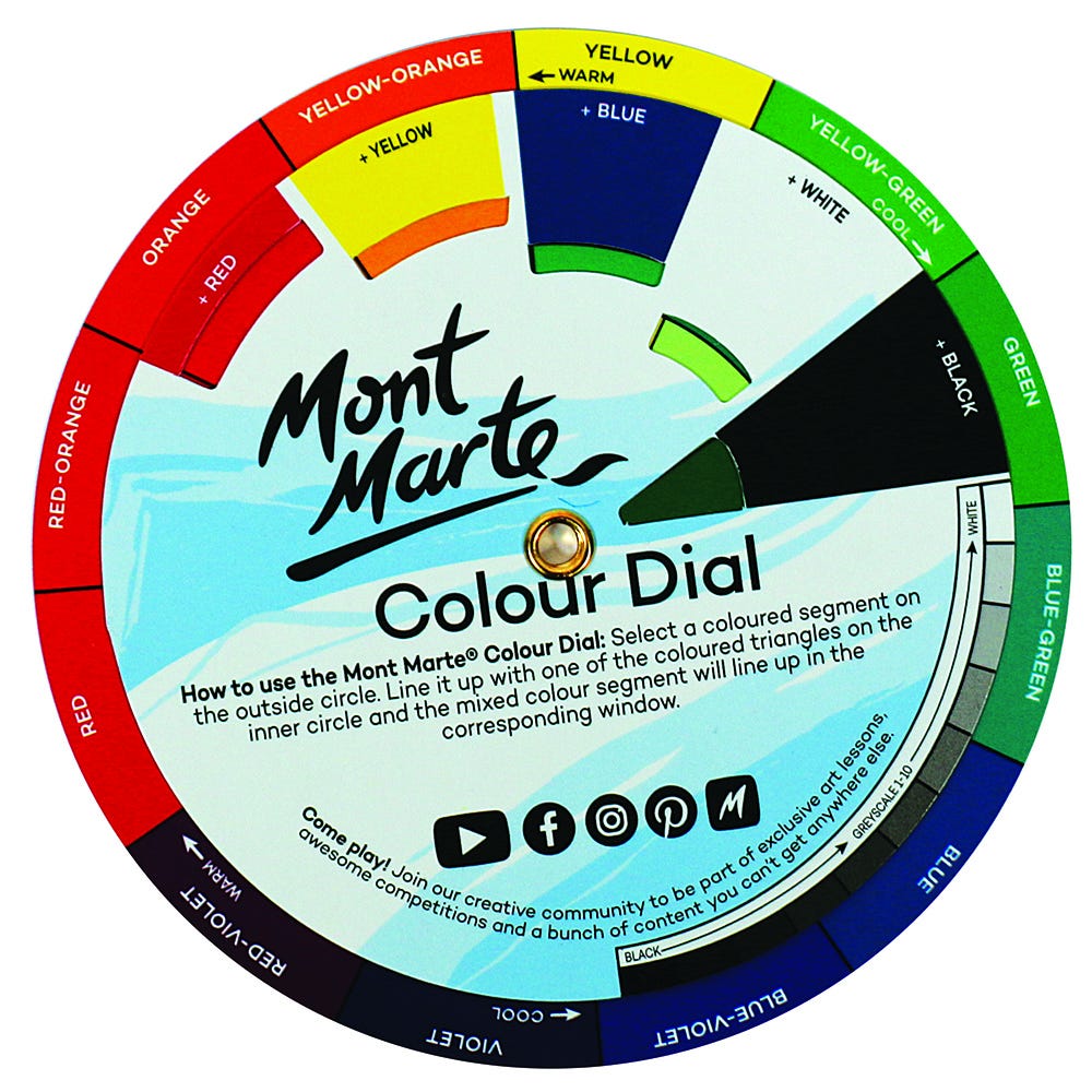 ფერების ბორბალი Mini Colour Dial