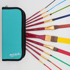 MM Brush Set in Wallet 11pc - Watercolour