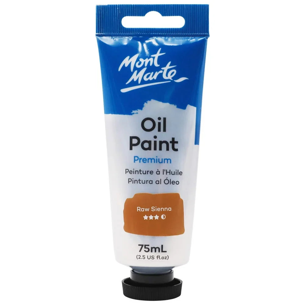 ზეთის საღებავი ბუნებრივი სიენა 75 მლ - Oil Paint 75ml - Raw Sienna