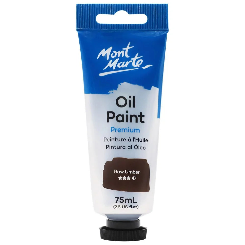 ზეთის საღებავი ბუნებრივი უმბრა 75 მლ - Oil Paint 75ml - Raw Umber
