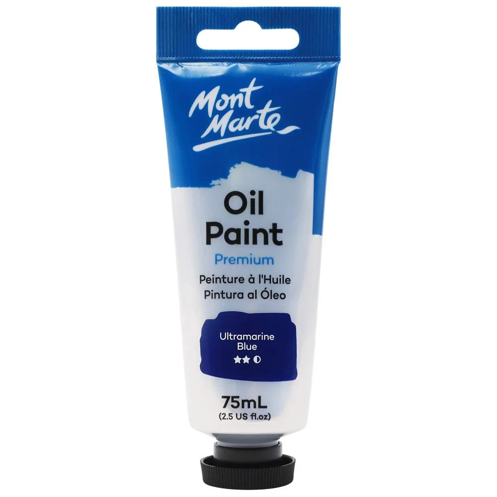 ზეთის საღებავი ულტრამარინის ლურჯი 75 მლ - Oil Paint 75ml - Ultramarine Blue