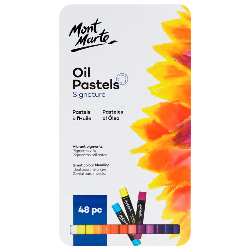 ზეთის პასტელები 48 ფერი MM Oil Pastels 48pc