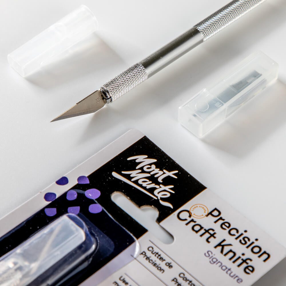კრაფტის დანა + 2 სათადარიგო დანის პირით Precision Craft Knife 3pc